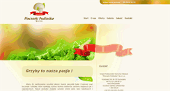 Desktop Screenshot of pieczarkipodlaskie.com.pl